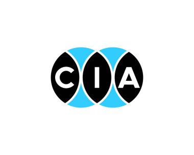 CIA logo tasarım vektör şablonu. CIA