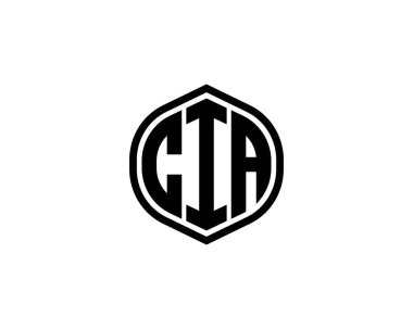 CIA logo tasarım vektör şablonu. CIA