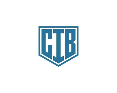 CIB logo tasarım vektör şablonu. CIB