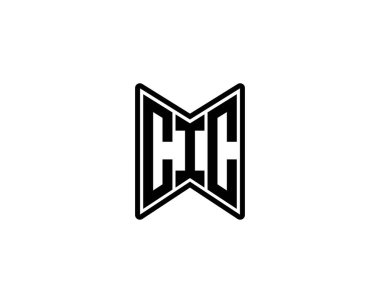 CIC Logo tasarım vektör şablonu. CIC