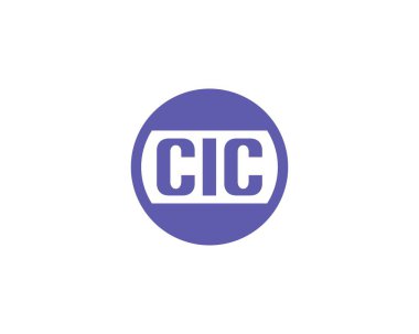 CIC Logo tasarım vektör şablonu. CIC