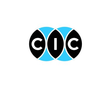 CIC Logo tasarım vektör şablonu. CIC
