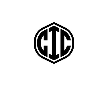 CIC Logo tasarım vektör şablonu. CIC