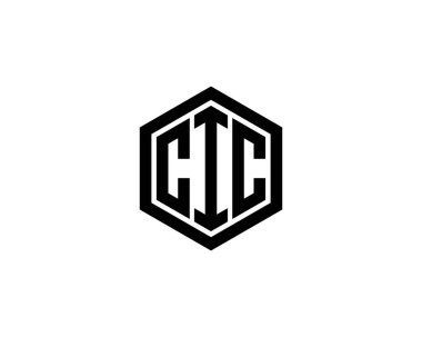 CIC Logo tasarım vektör şablonu. CIC