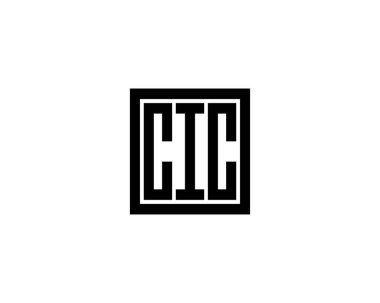 CIC Logo tasarım vektör şablonu. CIC