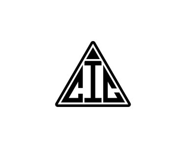CIC Logo tasarım vektör şablonu. CIC