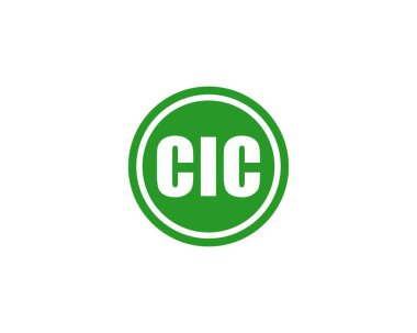 CIC Logo tasarım vektör şablonu. CIC