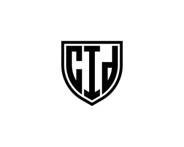 CID logo tasarım vektör şablonu. CID