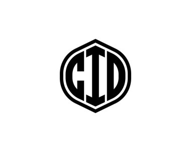 CID logo tasarım vektör şablonu. CID