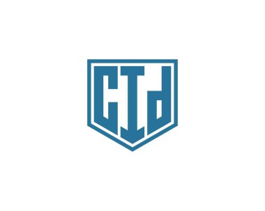 CID logo tasarım vektör şablonu. CID