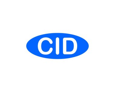 CID logo tasarım vektör şablonu. CID