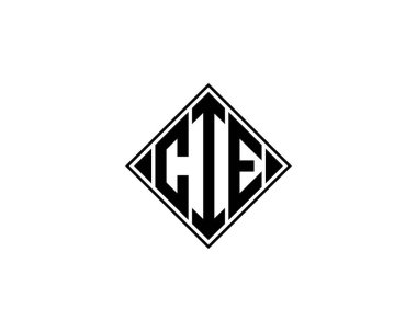 CIE logo tasarım vektör şablonu. SİE