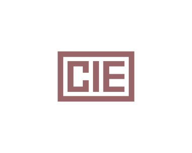 CIE logo tasarım vektör şablonu. SİE