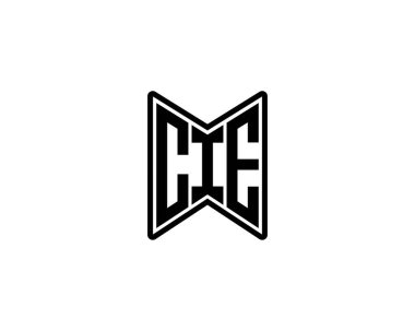 CIE logo tasarım vektör şablonu. SİE