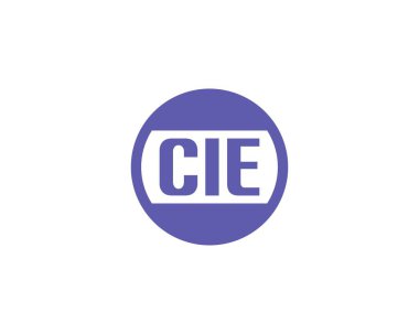 CIE logo tasarım vektör şablonu. SİE