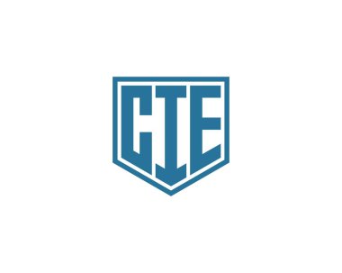 CIE logo tasarım vektör şablonu. SİE