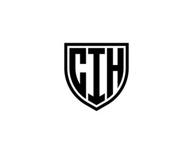 CIH logo tasarım vektör şablonu. CIH