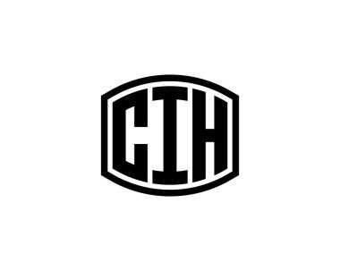 CIH logo tasarım vektör şablonu. CIH