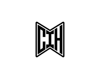 CIH logo tasarım vektör şablonu. CIH