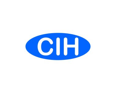 CIH logo tasarım vektör şablonu. CIH