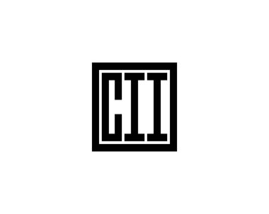 CII Logo tasarım vektör şablonu. Çağrı