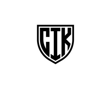 CIK logo tasarım vektör şablonu. CIK