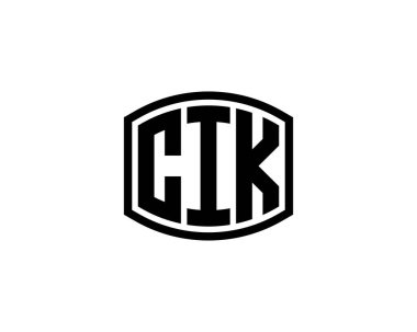 CIK logo tasarım vektör şablonu. CIK