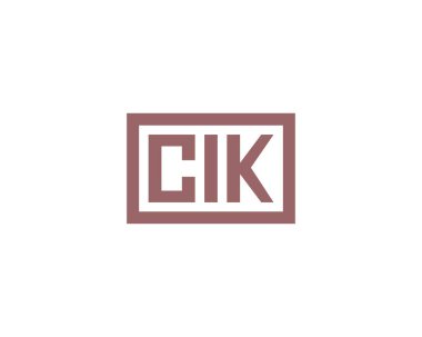 CIK logo tasarım vektör şablonu. CIK