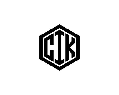 CIK logo tasarım vektör şablonu. CIK