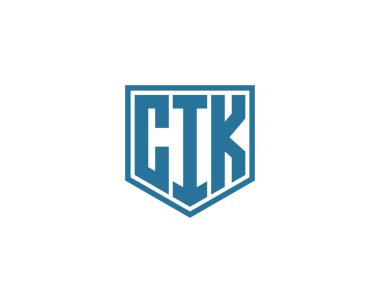 CIK logo tasarım vektör şablonu. CIK