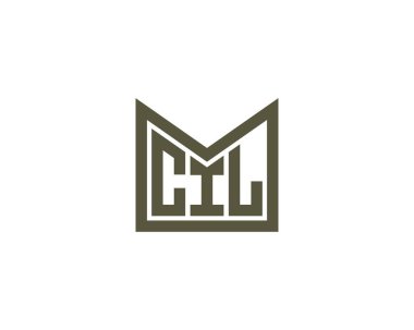 CIL Logo tasarım vektör şablonu. CIL