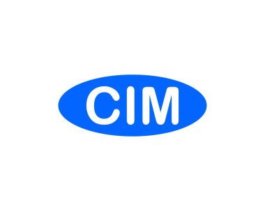 CIM Logo tasarım vektör şablonu. CIM
