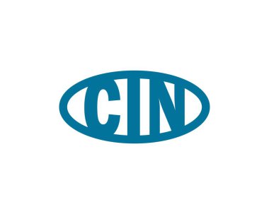 CIN logo tasarım vektör şablonu. CIN