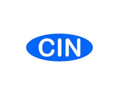 CIN logo tasarım vektör şablonu. CIN