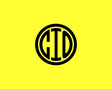 CIO logo tasarım vektör şablonu. CIO