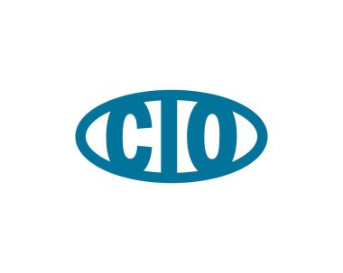 CIO logo tasarım vektör şablonu. CIO