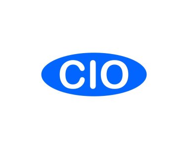 CIO logo tasarım vektör şablonu. CIO