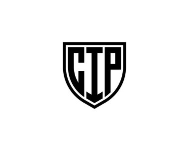 CIP logo tasarım vektör şablonu. CIP