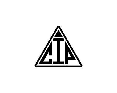 CIP logo tasarım vektör şablonu. CIP