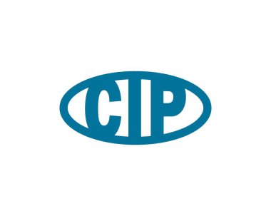 CIP logo tasarım vektör şablonu. CIP