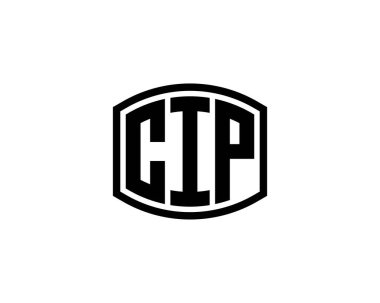 CIP logo tasarım vektör şablonu. CIP