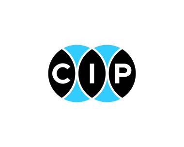 CIP logo tasarım vektör şablonu. CIP