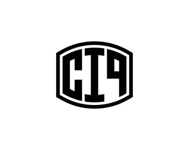 CIQ logo tasarım vektör şablonu. CIQ