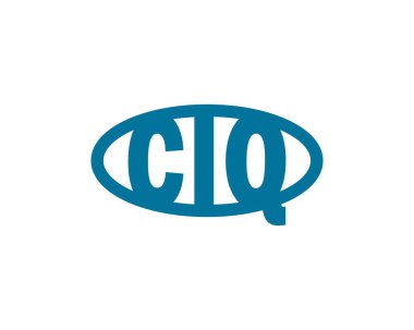 CIQ logo tasarım vektör şablonu. CIQ