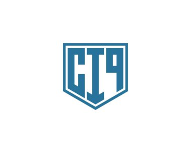 CIQ logo tasarım vektör şablonu. CIQ