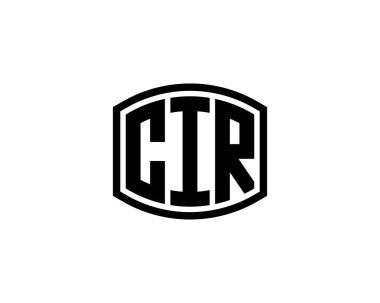 CIR logo tasarım vektör şablonu. CIR