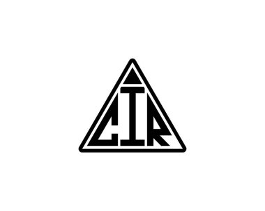 CIR logo tasarım vektör şablonu. CIR