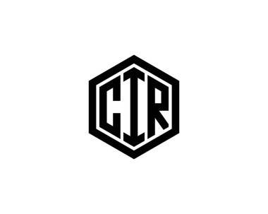 CIR logo tasarım vektör şablonu. CIR