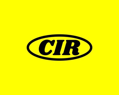 CIR logo tasarım vektör şablonu. CIR
