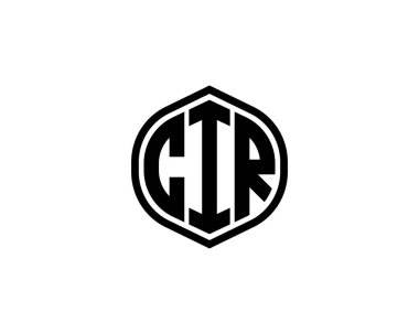 CIR logo tasarım vektör şablonu. CIR